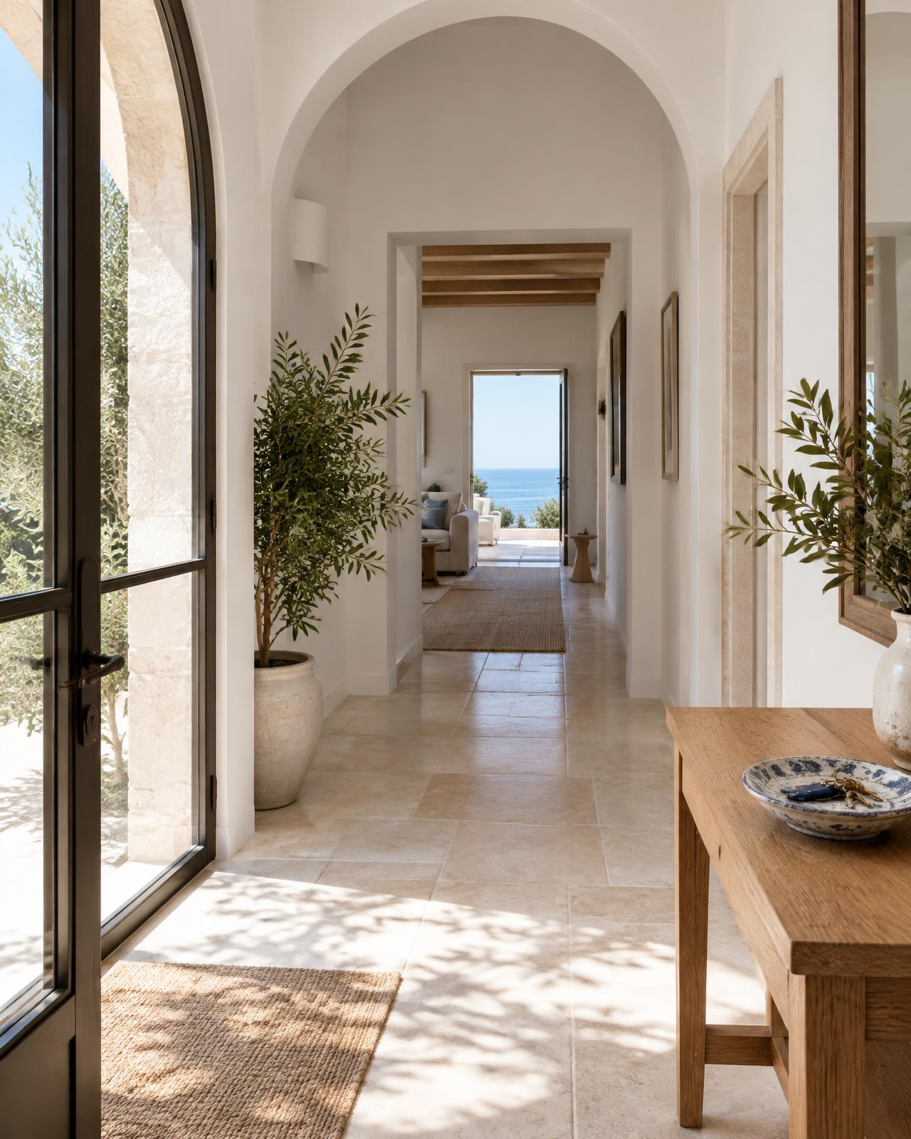 Clean, cared-for villa interior